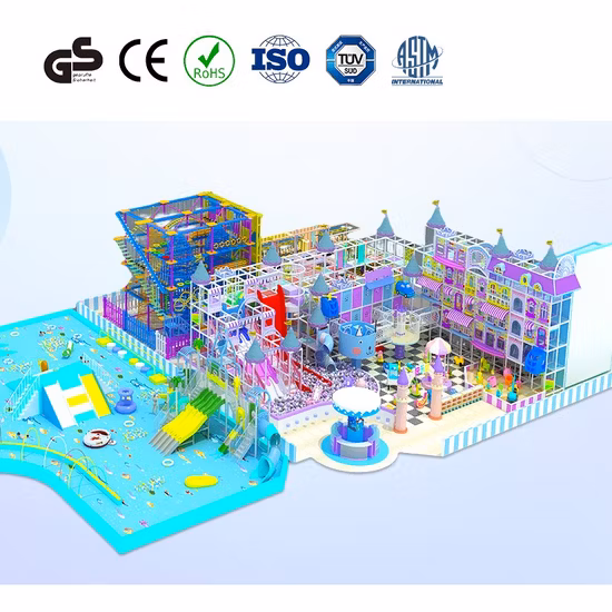 Personalice el patio interior del centro de entretenimiento comercial para niños y niños