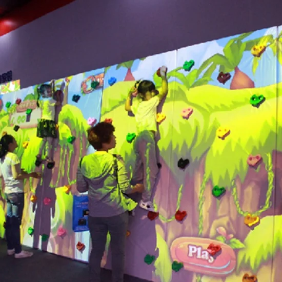 Proyector de simulación de escalada de pared de realidad aumentada para niños