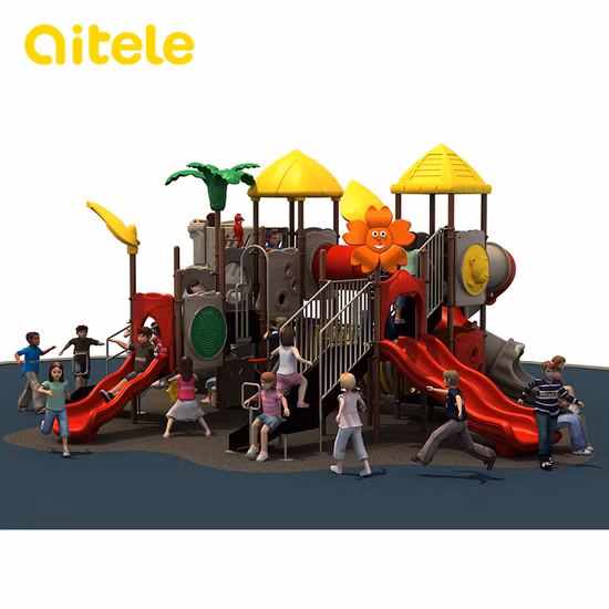 Nuevo parque de atracciones Qitele ASTM Equipo de juegos al aire libre comercial (KSII-19101)