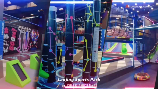 Parque de juegos dinámico de 2500 metros cuadrados Soluciones revolucionarias de juegos interiores diseñadas a medida por Cheer Amusement